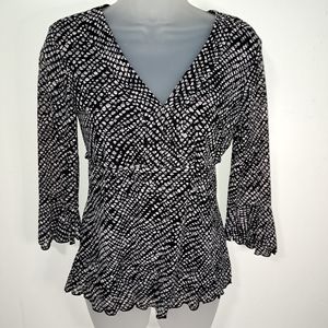 Black and White Women's Top